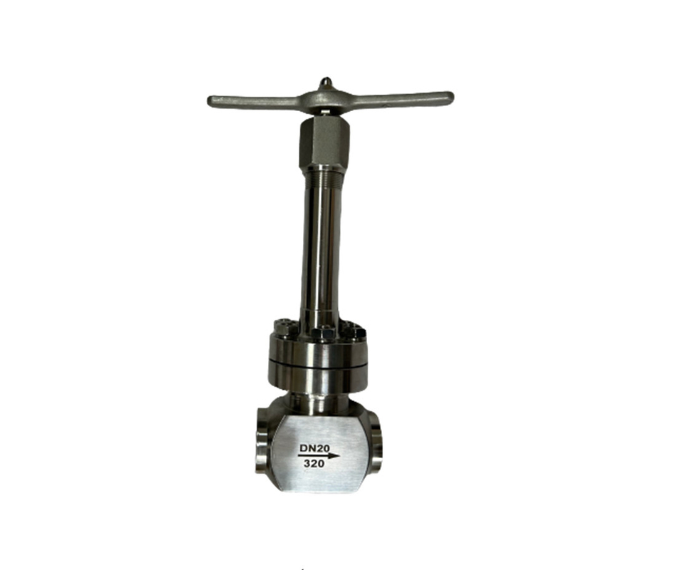 LNG LOX LIN LAR LCO2 ট্যাংক ক্রায়োজেনিক উচ্চ চাপ গ্লোব ভালভ -196- 80 °C CF8/CF3 3/8''-4