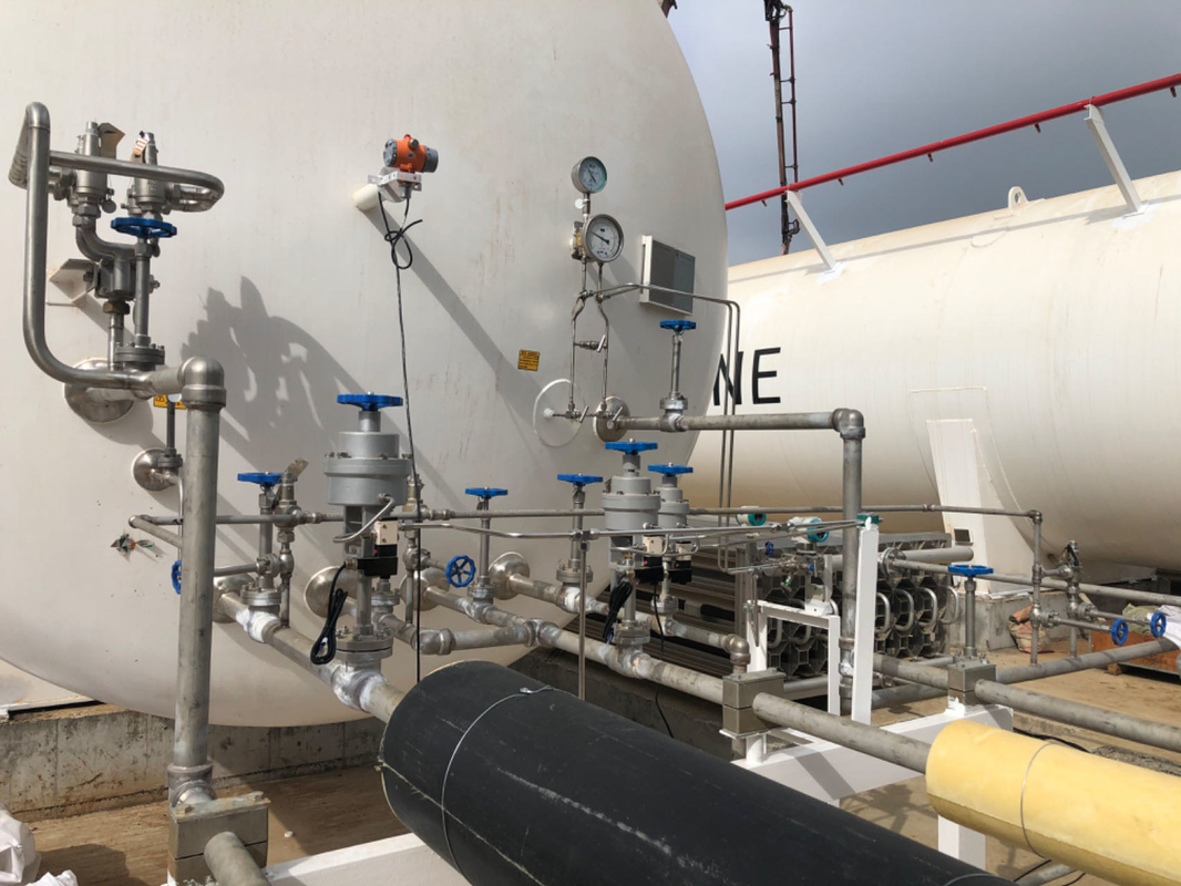 ফ্ল্যাঞ্জ ক্রায়োজেনিক চেক ভালভ LNG LOX LIN LAR LCO2 তরল গ্যাস ট্যাংক জন্য