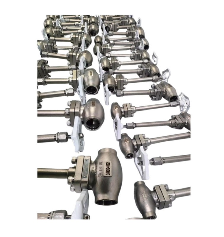 PN50 ক্রায়োজেনিক গ্লোব ভালভ -196 ~ + 80 °C LNG LOX LIN LAR LCO2 ট্যাংক তরল গ্যাস জন্য