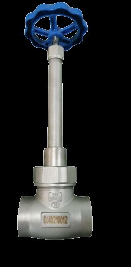 স্টেইনলেস স্টিল 304/316 ক্রায়োজেনিক গ্লোব ভালভ, 5.0Mpa সর্বোচ্চ চাপ এবং -196°C থেকে +80°C তাপমাত্রা সীমা সহ