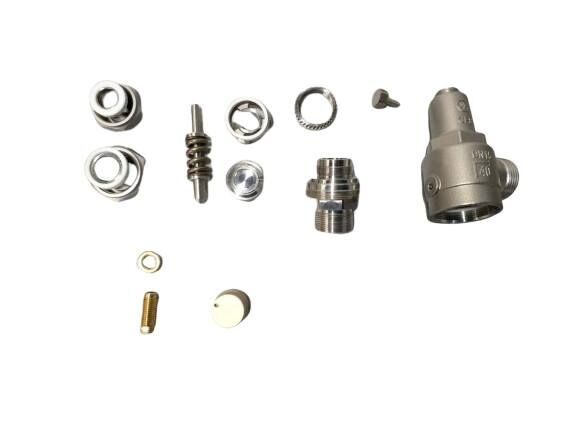 স্টেইনলেস স্টীল এসএস 304/316 ক্রায়োজেনিক নিরাপত্তা ভালভের জন্য সর্বোচ্চ চাপ 4.0 এমপিএ -196 °C থেকে +120 °C তাপমাত্রা পরিসীমা